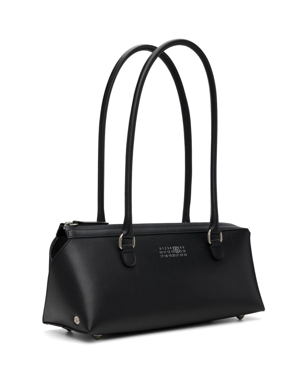 MM6 by Maison Margiela Black Bauletto Shoulder Small Bag