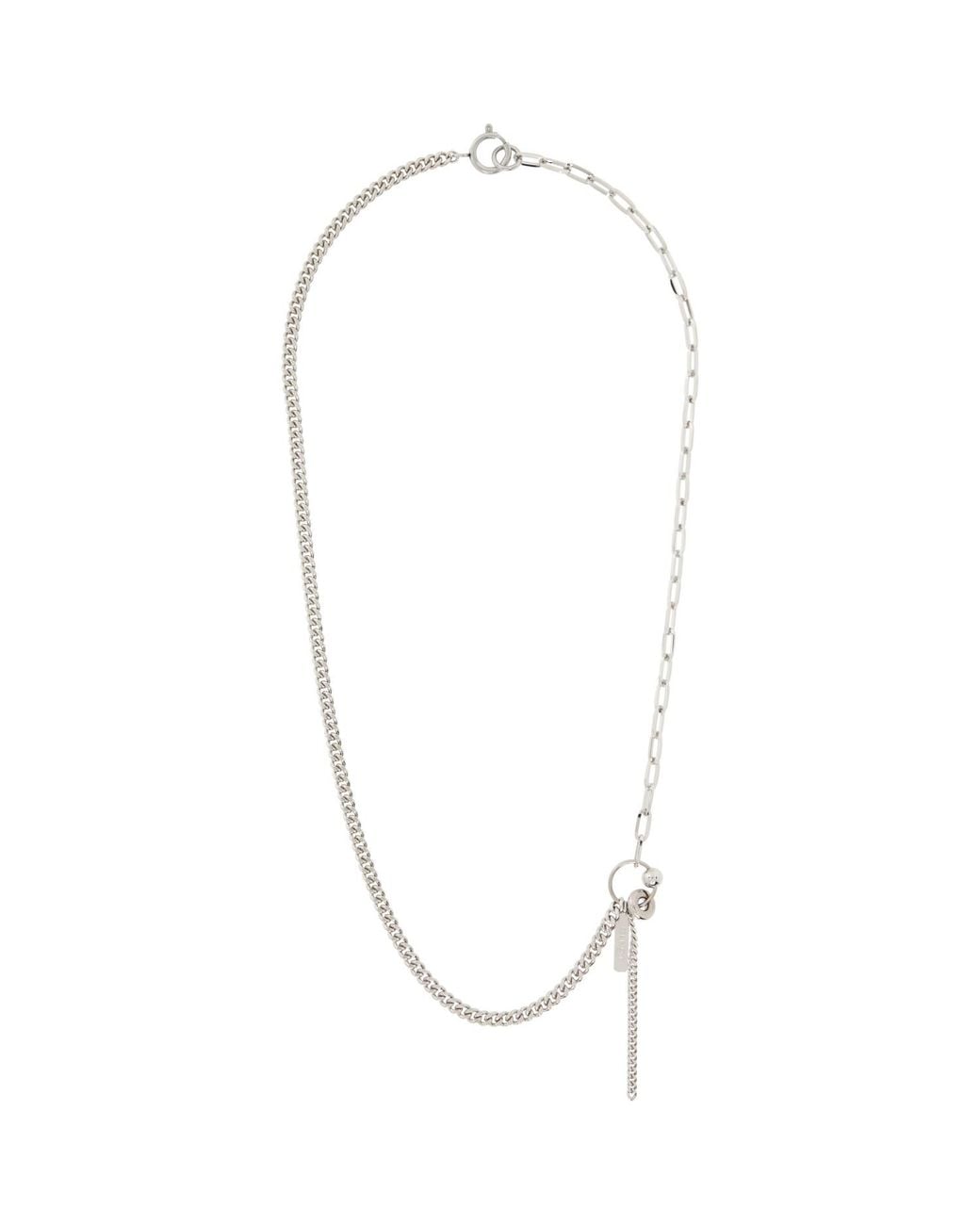 Justine Clenquet Metallic Haiden Necklace for men
