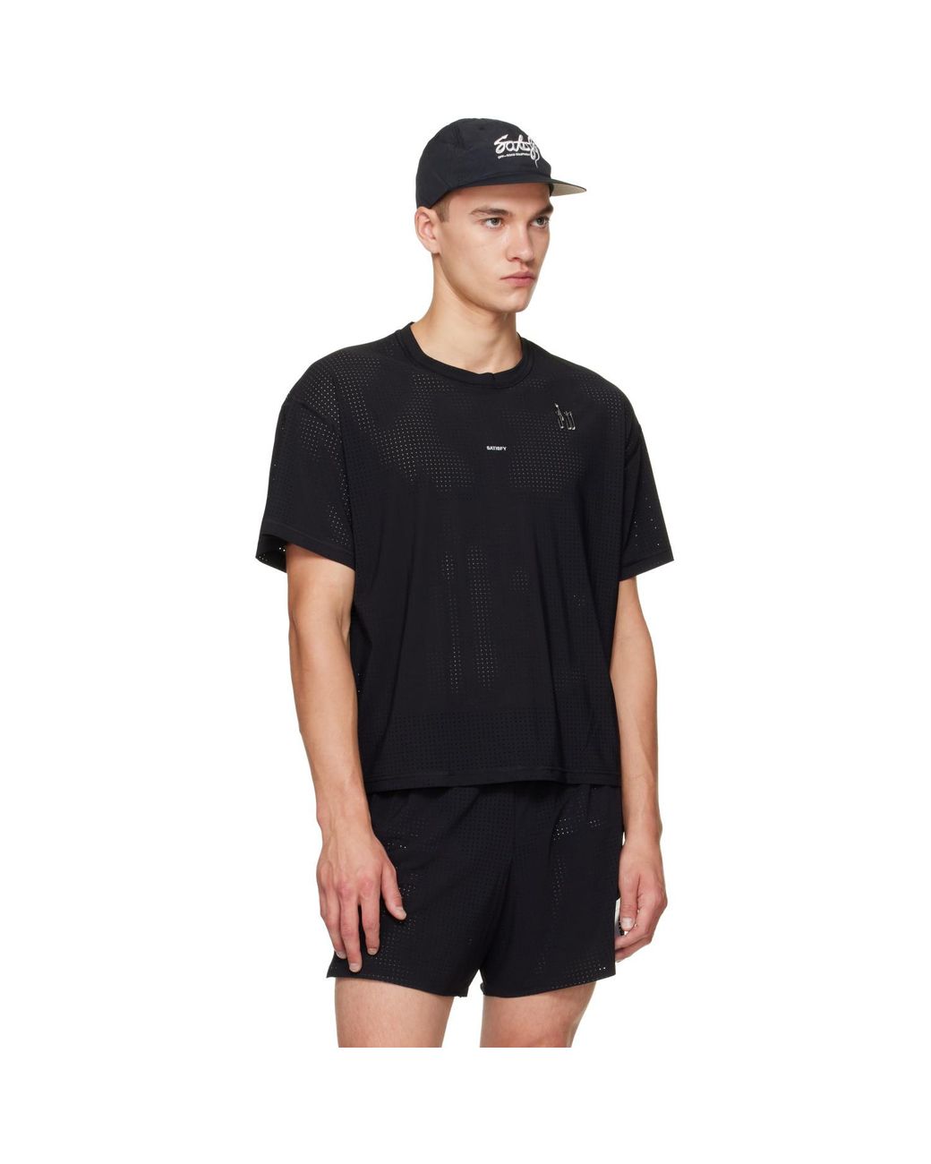 Satisfy Blue Flitesilk 5 Panel Pinch Cap for men