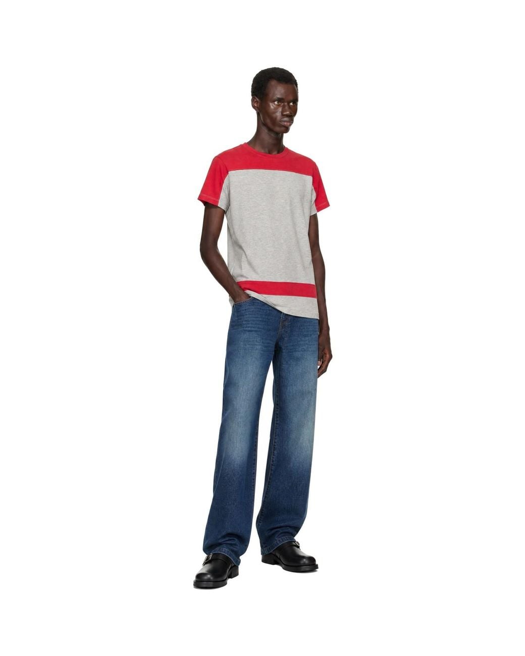 GIMAGUAS Red Dustin T-Shirt for men
