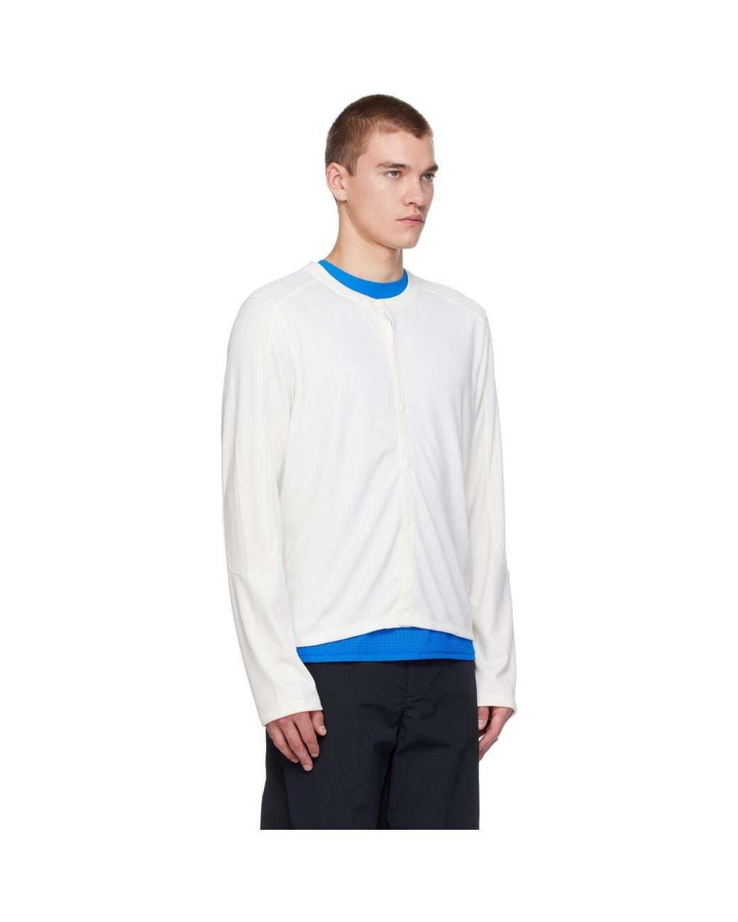 Literary Sport White Off- Walker Cardigan for men