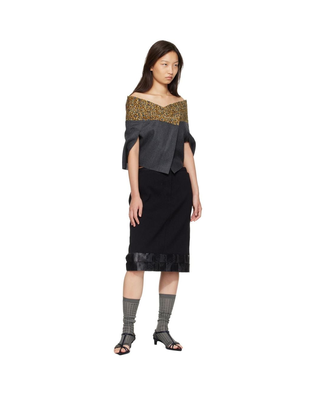 Super Yaya Black Thalia Wrap Jacket