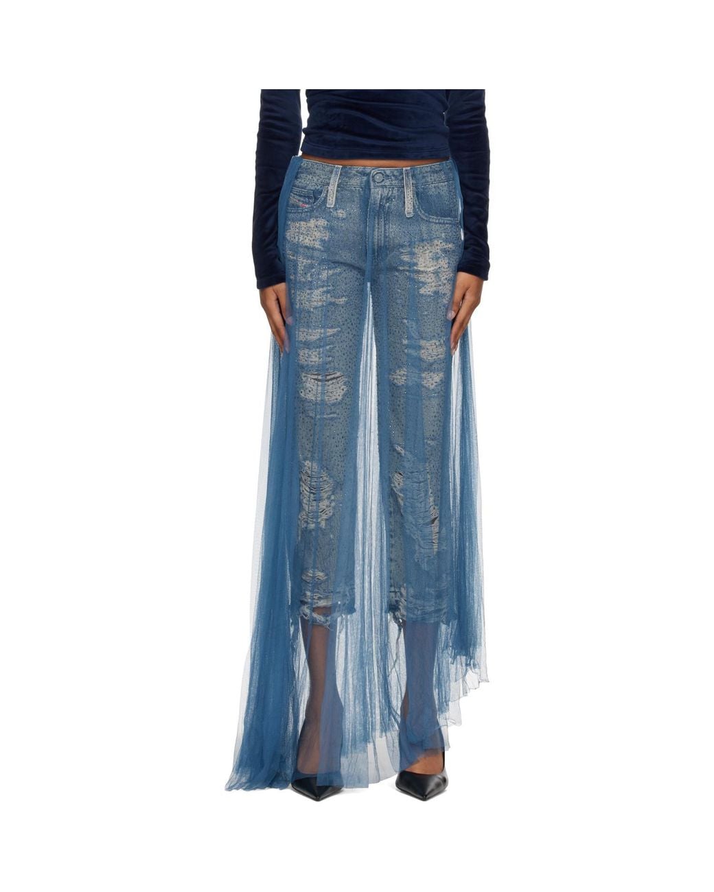 DIESEL Blue D-Aisi Regular Jeans