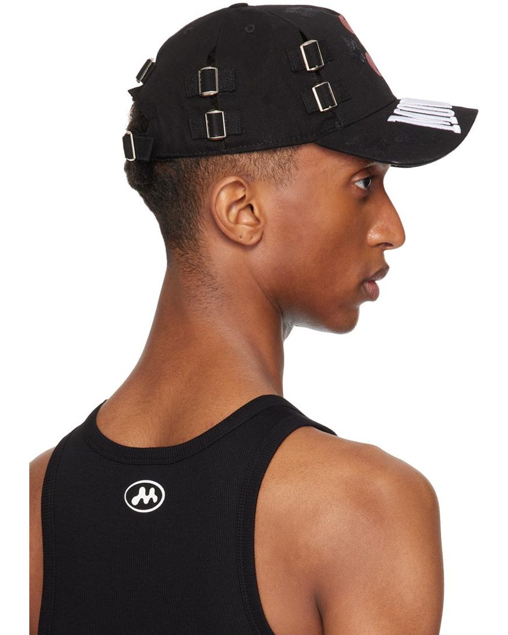Mowalola キャップ　ブラック mowalola-BLACK-Cap.jpeg