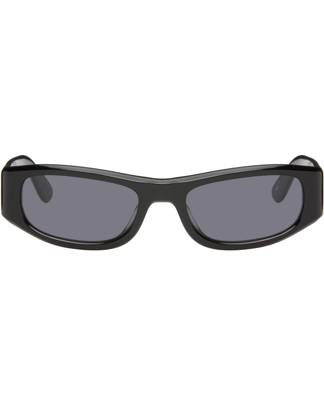 THISTLES Gray 'The Suede' Sunglasses