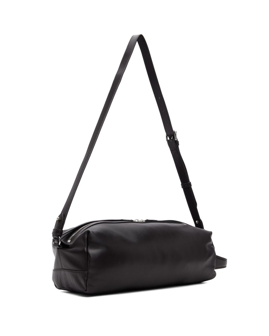 Lemaire Black Care Slingback Shoulder Bag
