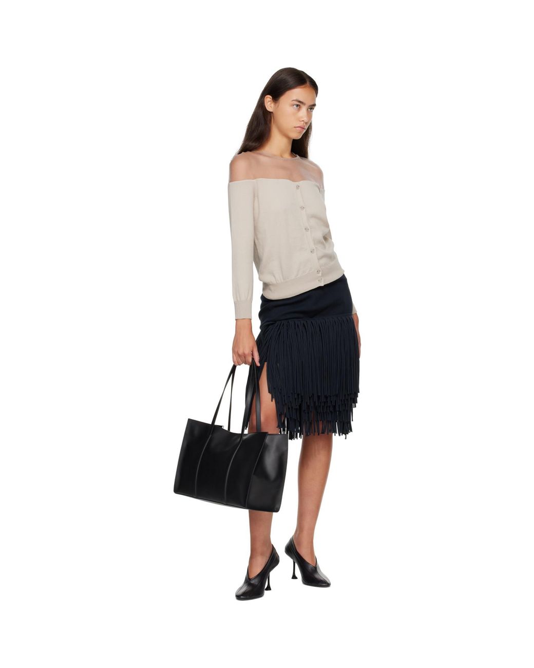 Aesther Ekme Black Market Medium Bag