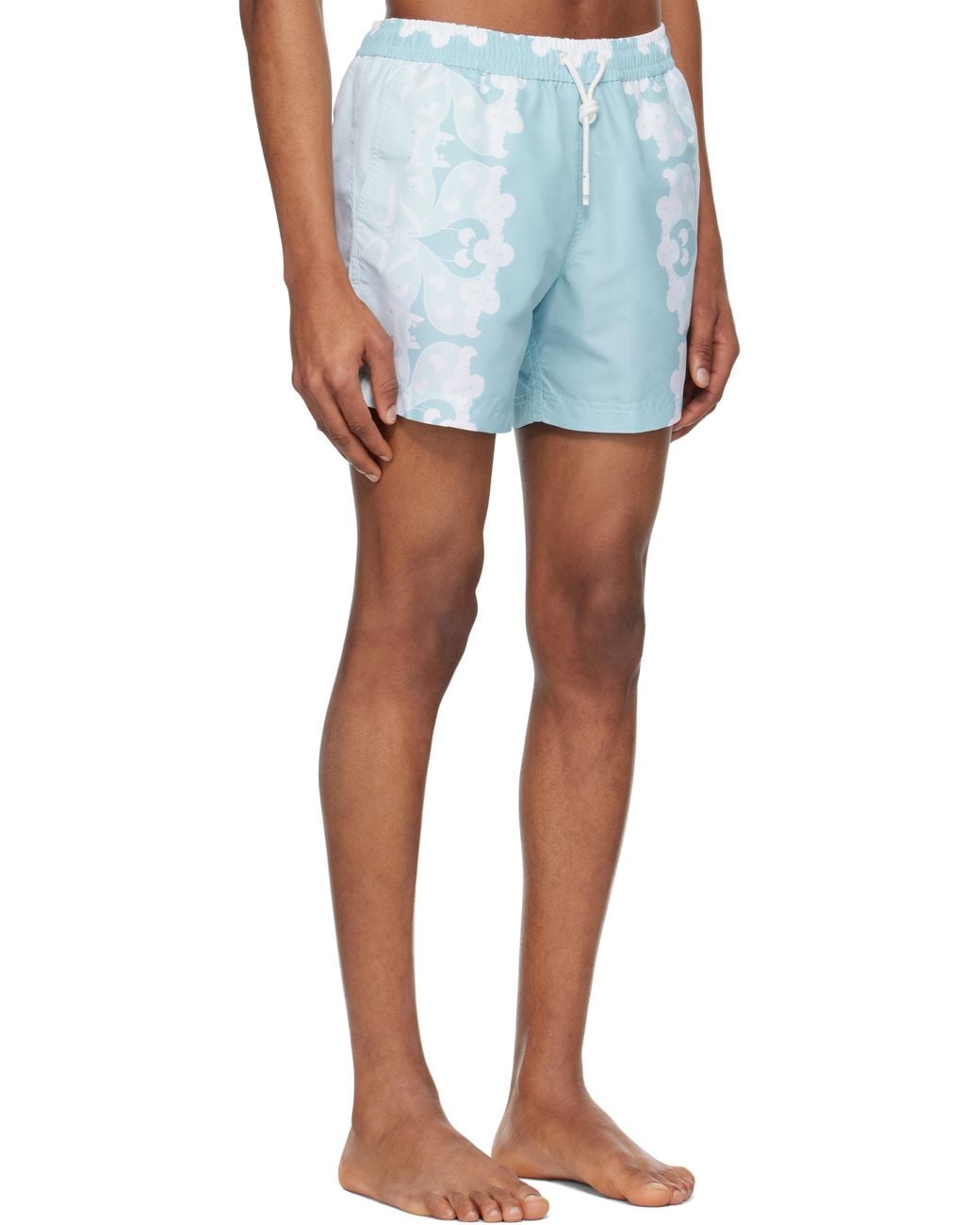 Commas Blue Paradise Floral Classic Swim Shorts for men