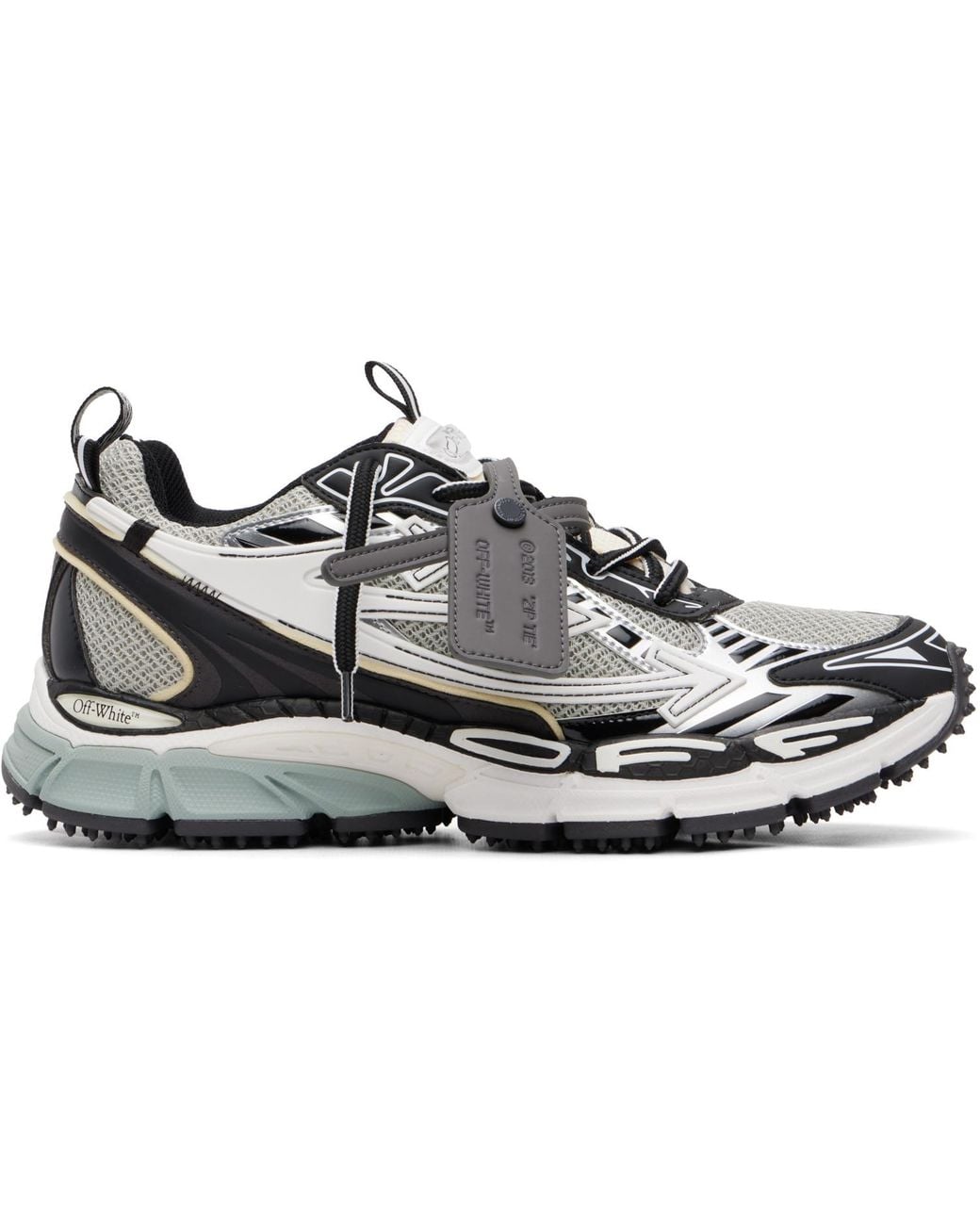 Off-White c/o Virgil Abloh Gray Be Right Back Sneakers for men
