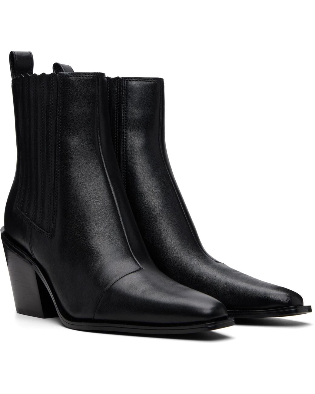 Rag & Bone Black Newbury Leather Chelsea Boots