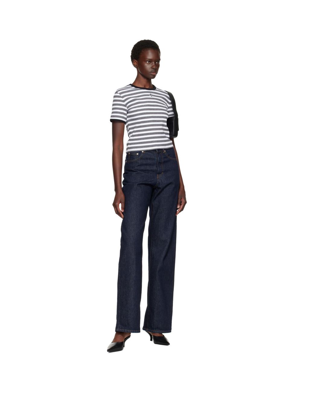 Amiri Blue Ma Striped T-Shirt