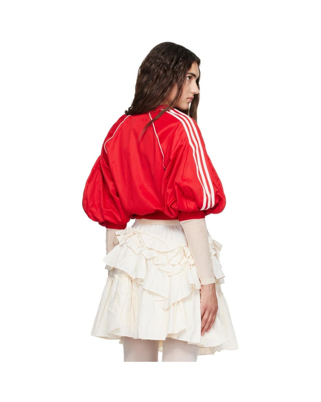 Simone Rocha Red Adidas Originals Superstar Track Top