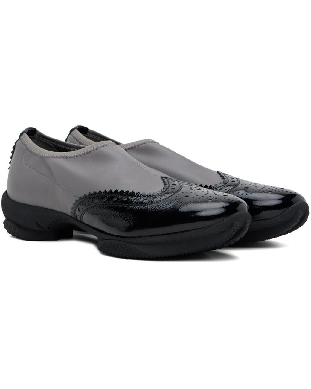 Kiko Kostadinov Sonia Slip On Brogues in Black | Lyst