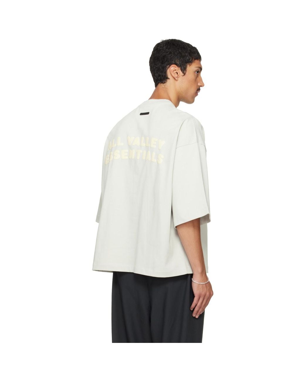 Fear Of God White Merch T-Shirt for men