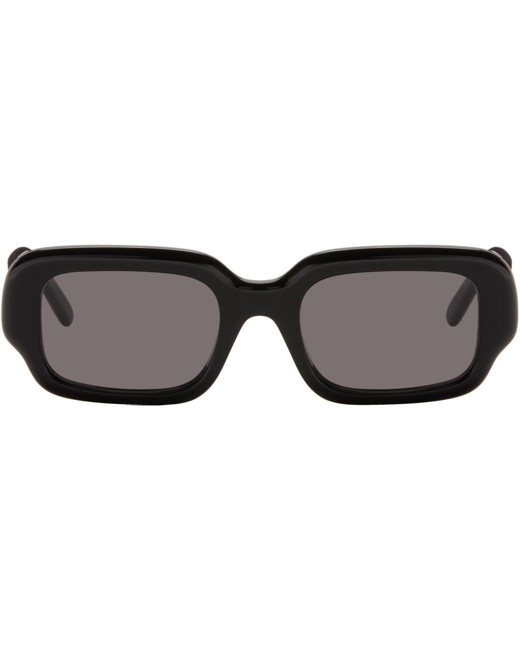 Loewe Black Rectangular Slim Sunglasses for men