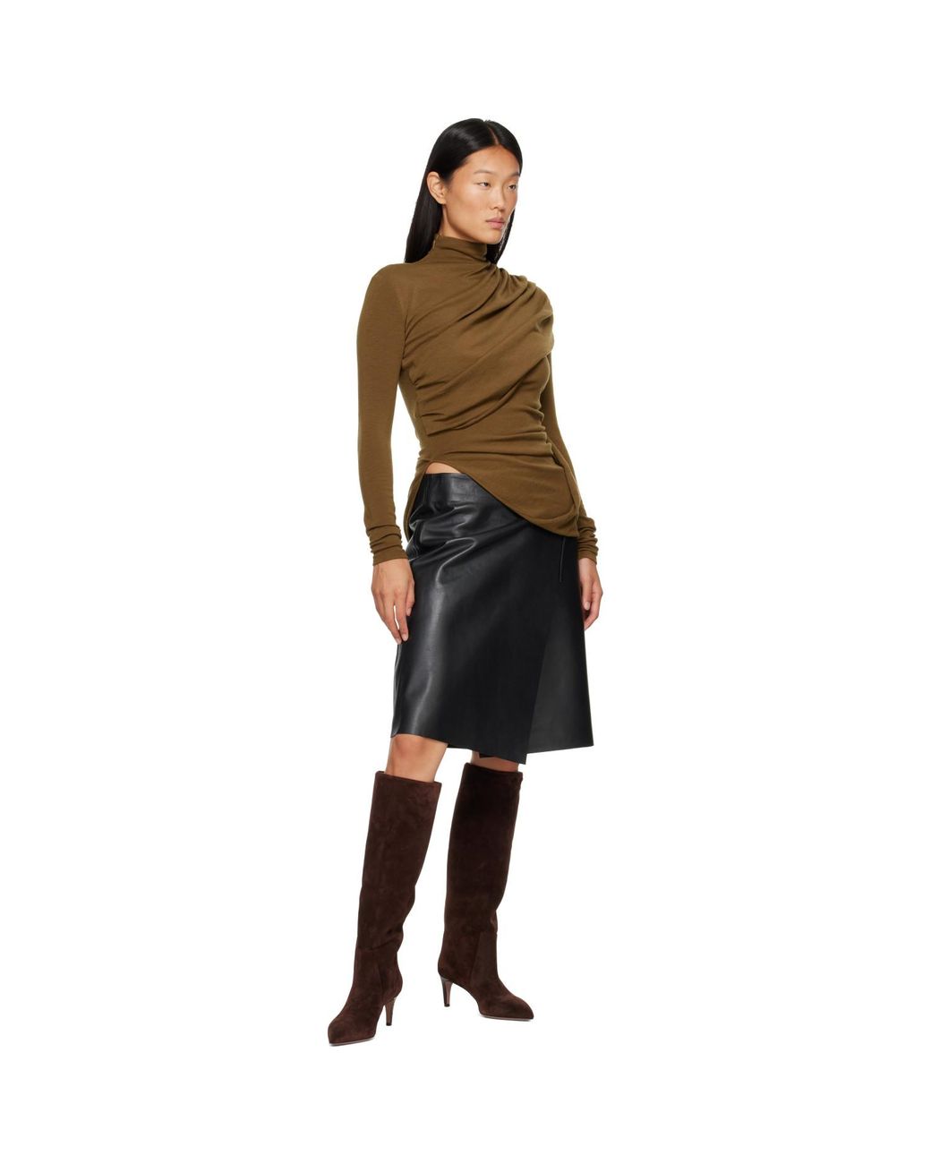 Paris Texas Brown Stiletto 60 Boots