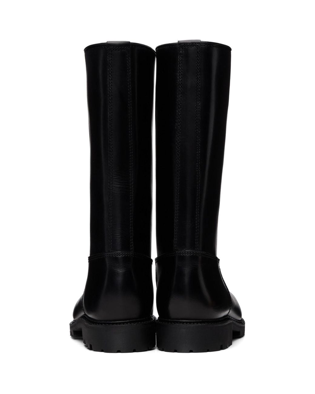 Rier Black Ludwig Reiter Edition Biker Boots for men