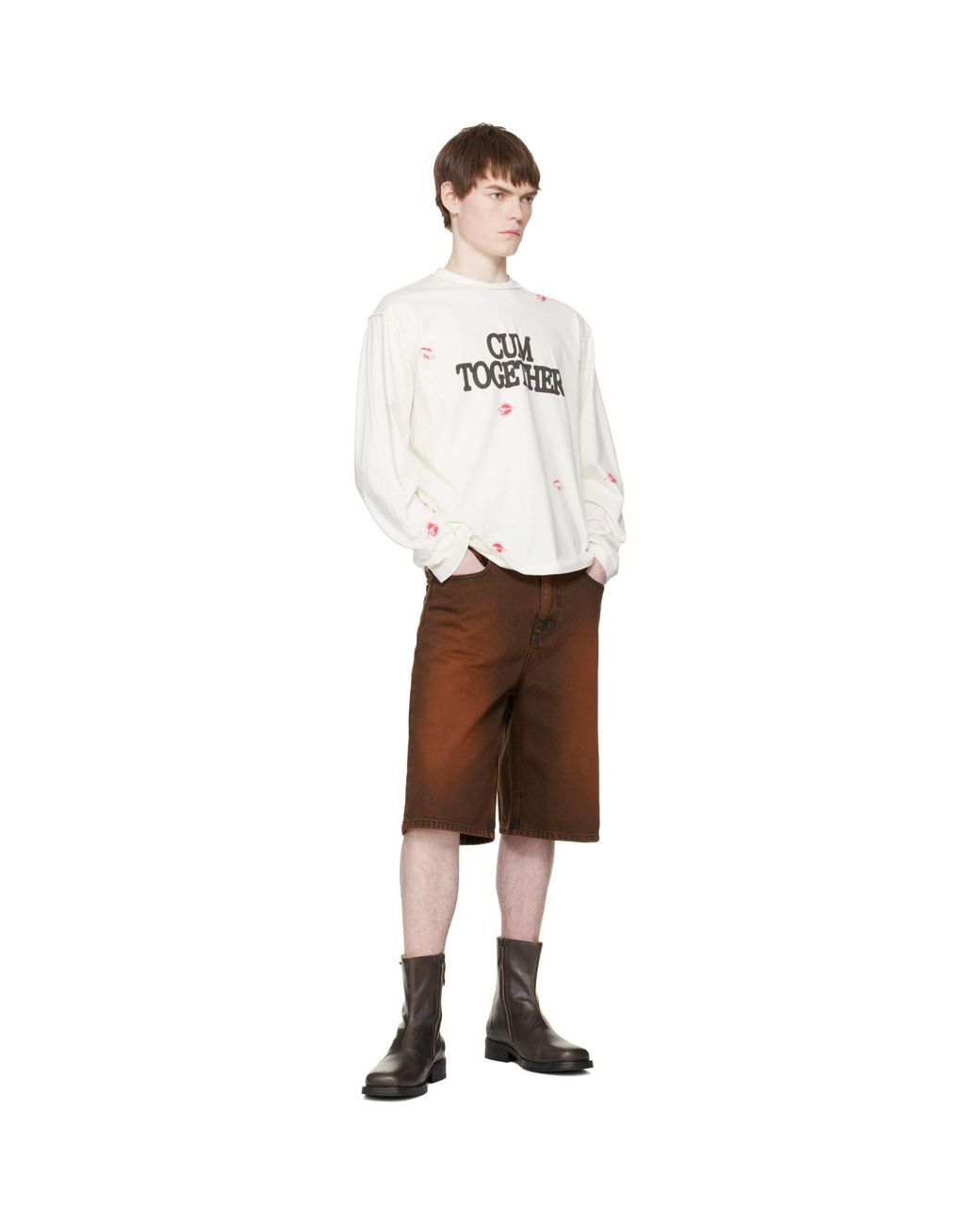 Carne Bollente Black 'Summer Fantasies' Denim Shorts for men