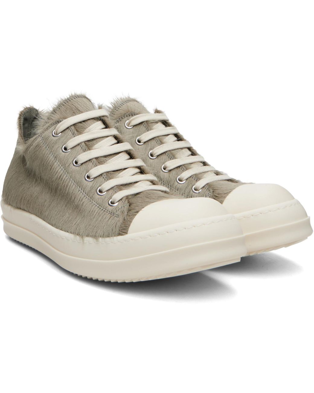 Rick Owens Gray Tower Low Sneaks Sneakers for men