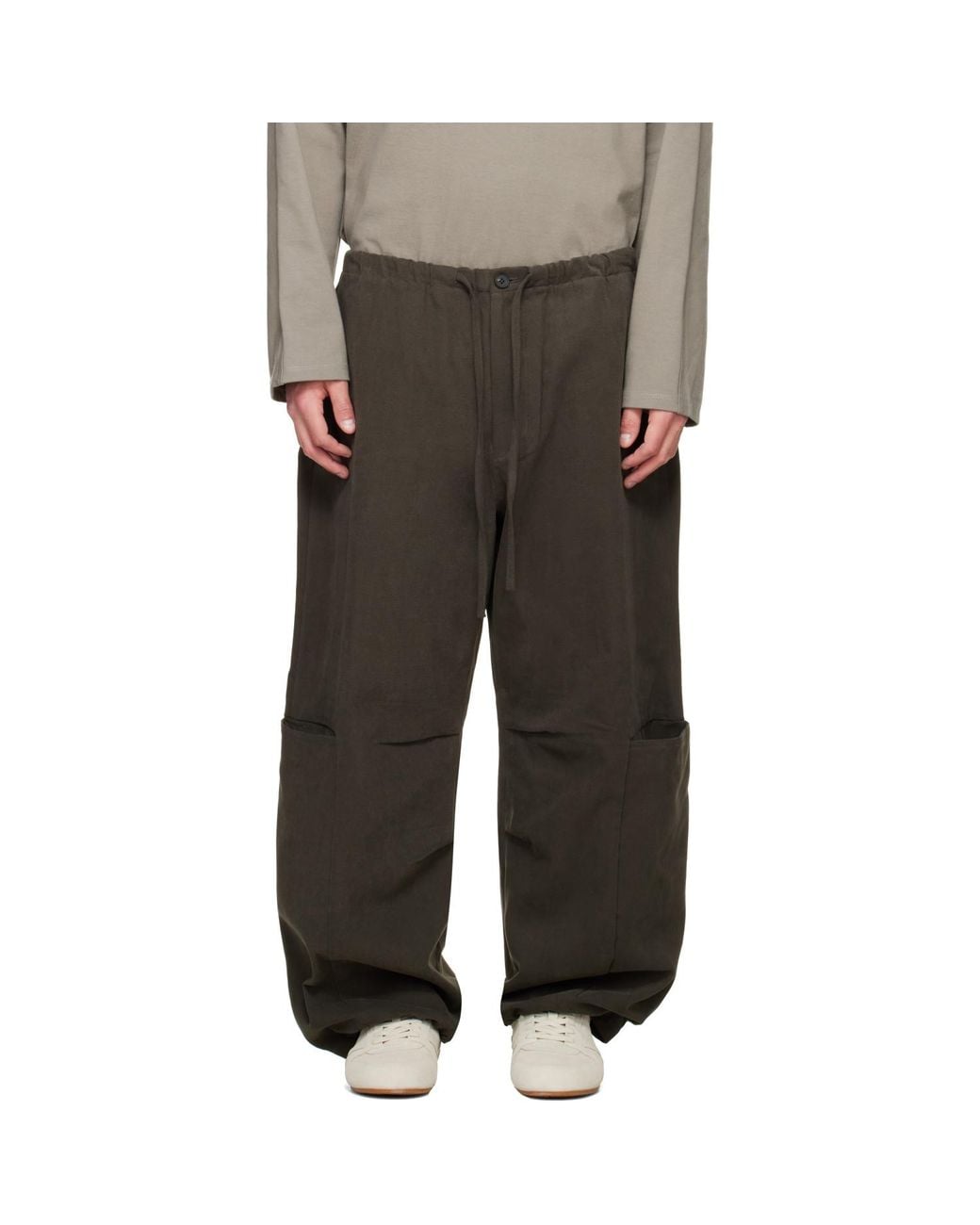 Seventh Gray Khaki Sagyo Trousers for men