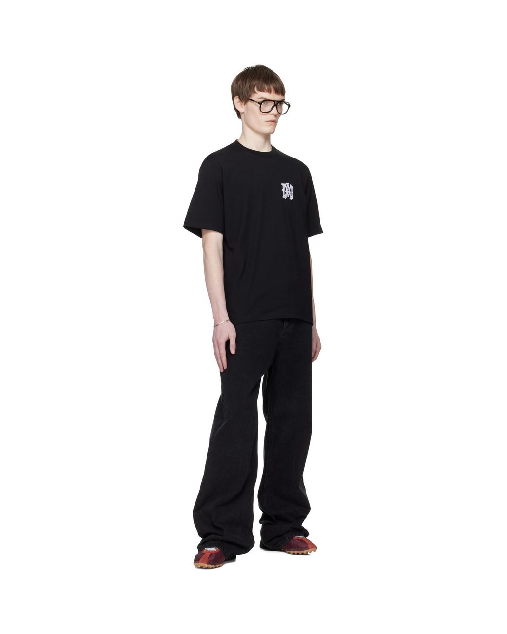 Amiri Black Ma Chateau T-Shirt for men