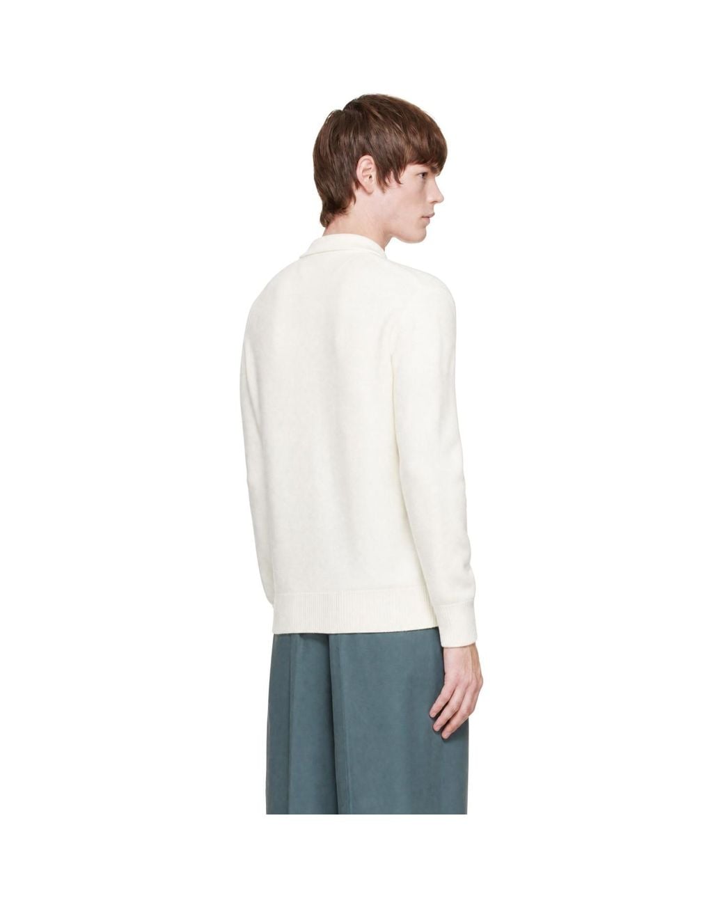 Lisa Yang White Rufus Polo for men