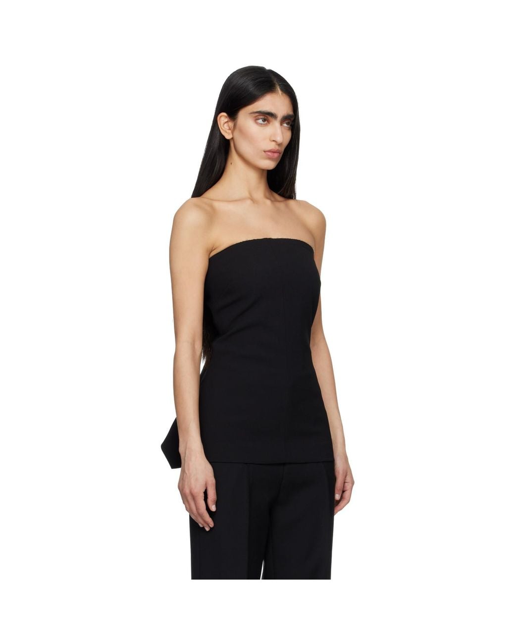 Entire studios Black Fin Tube Top