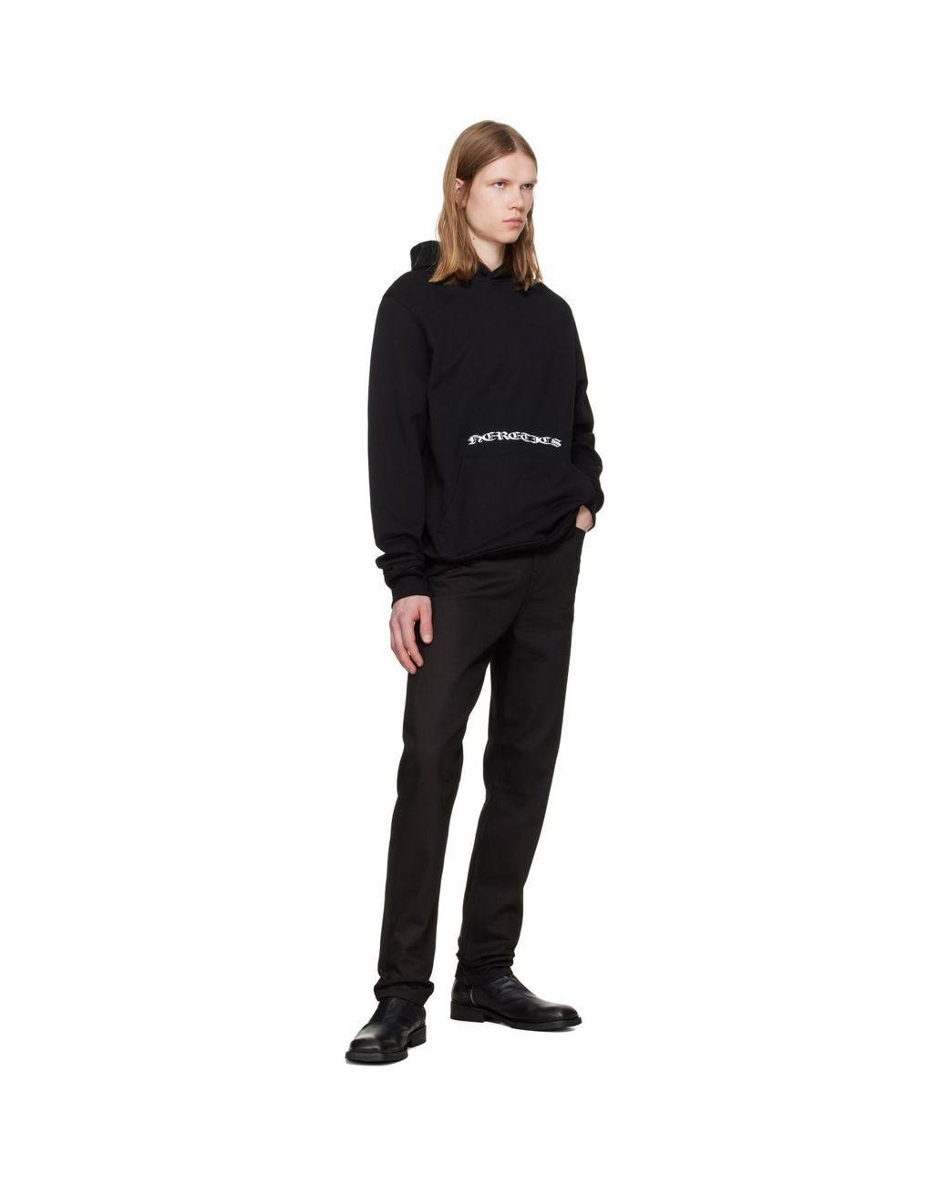 JKEEFER Black Slim Jeans for men