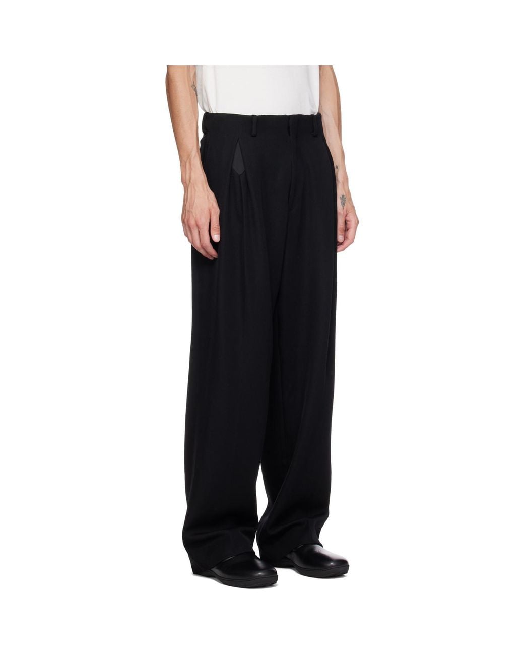 Kiko Kostadinov Black Votive Trousers for men