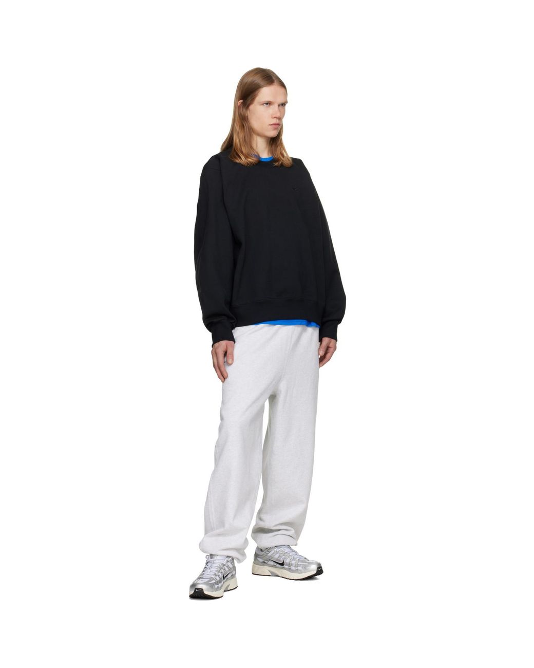 Nike Black Energy Fleece Crew-Neck Sweatshirt for men