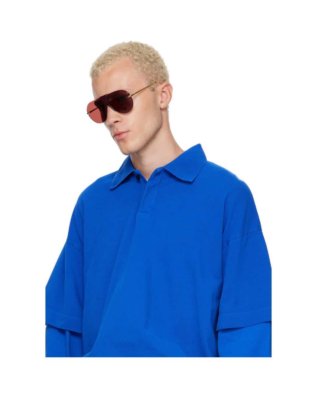 Loewe Pink Safari Sunglasses for men