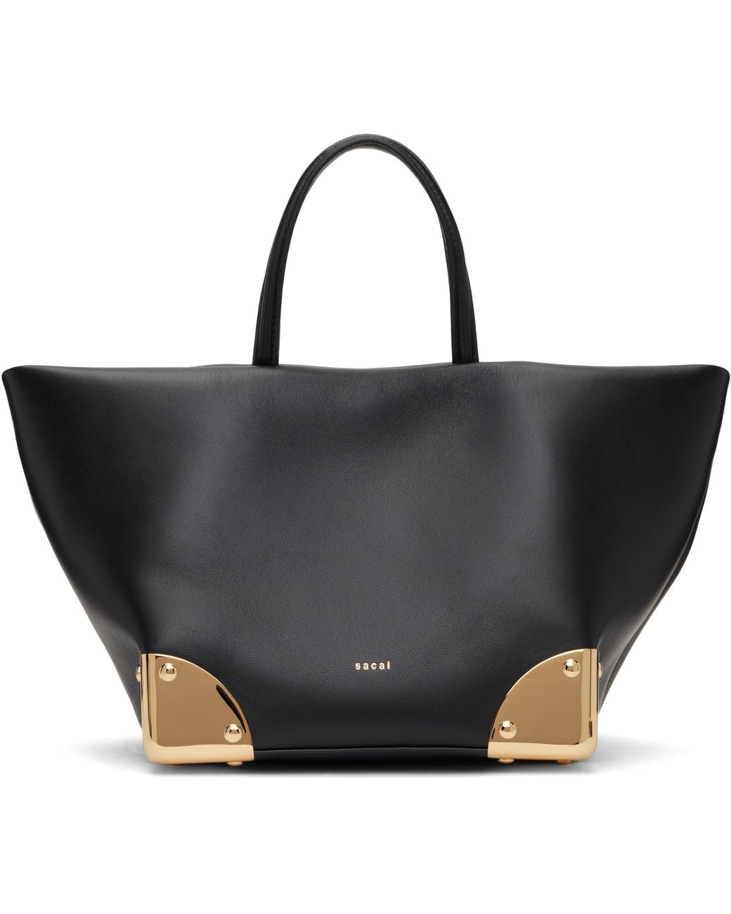 Sacai Corner Metal Small Tote in Black | Lyst UK Sacai Corner Metal Small Tote in Black | Lyst UK