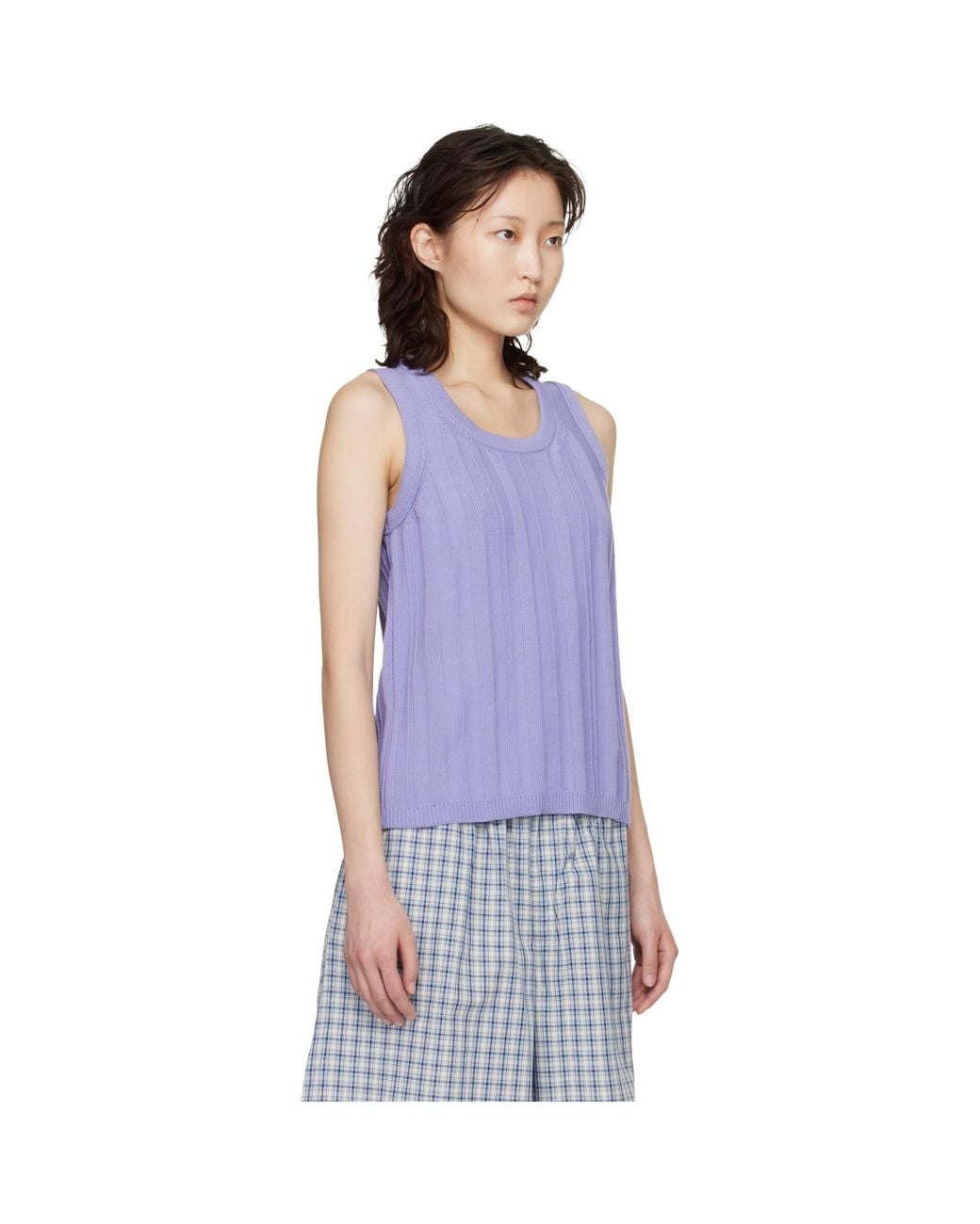 B.B. Wallace Purple Baldesari Tank Top