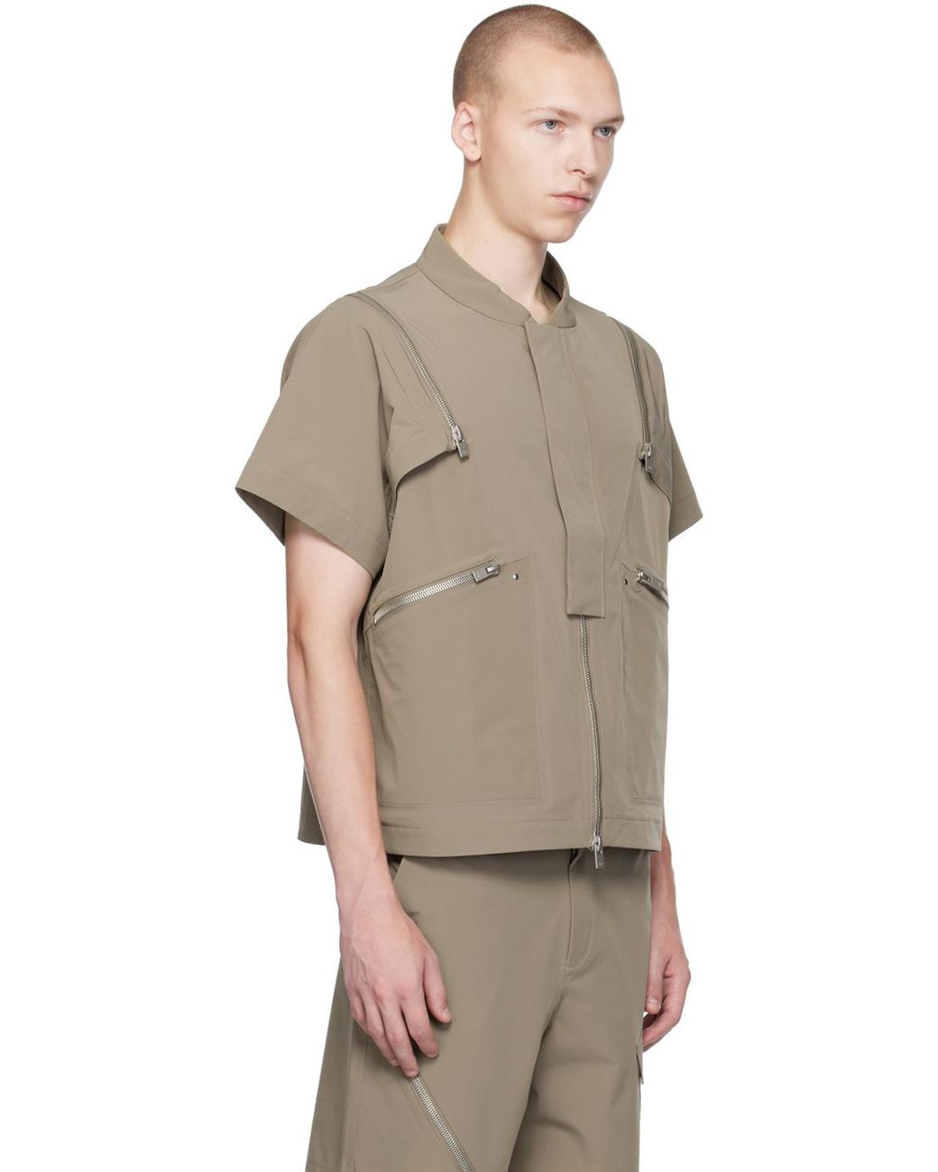 HELIOT EMIL Anophyte Technical Vest in Natural for Men | Lyst Canada