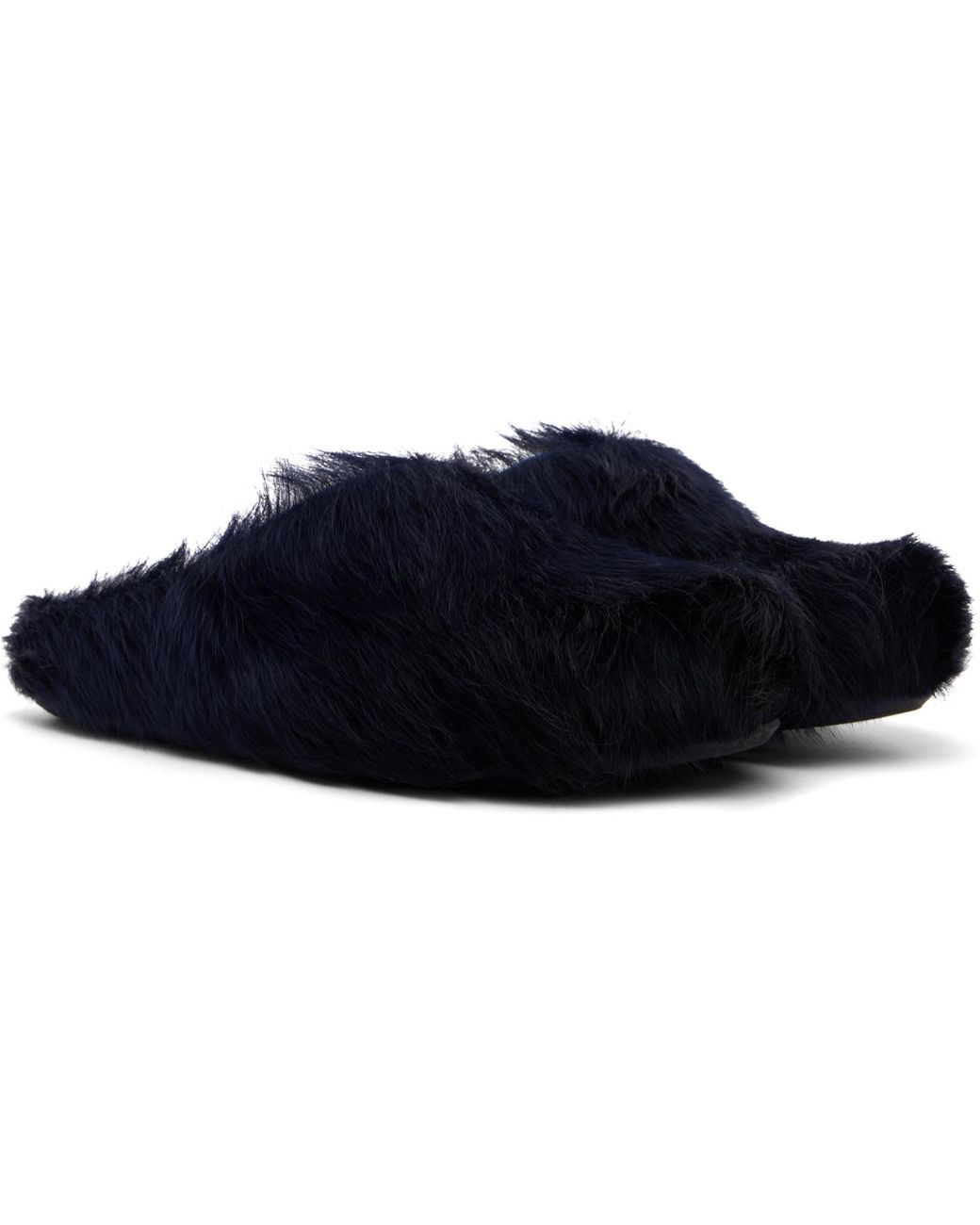 Marni Blue Fussbett Sabot Slip-on Loafers for men