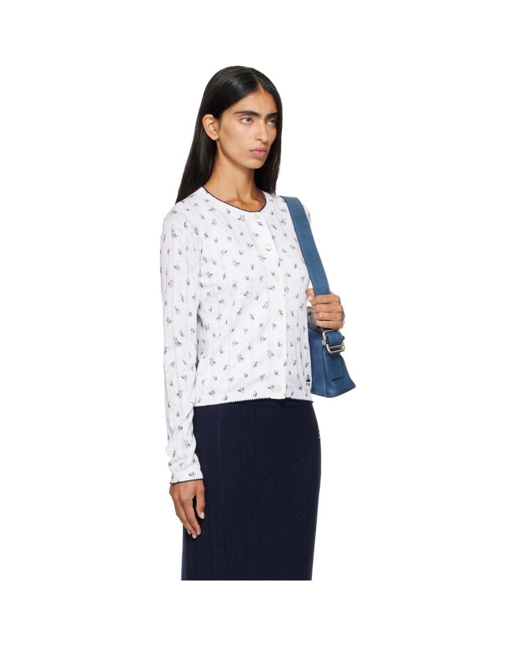 B.B. Wallace White Prince Cardigan