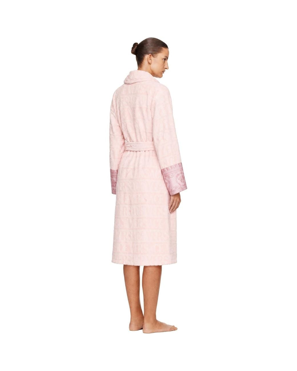 Versace Pink 'I Heart Baroque' Bathrobe