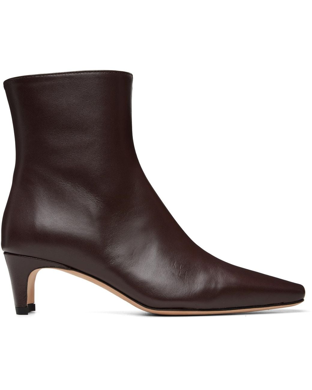 Staud Brown Wally Ankle Boots