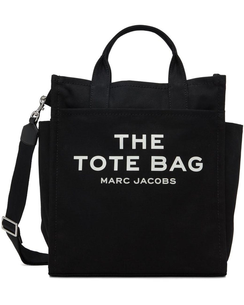 Marc Jacobs Cotton 'the Functional Tote Bag' Tote in Black | Lyst