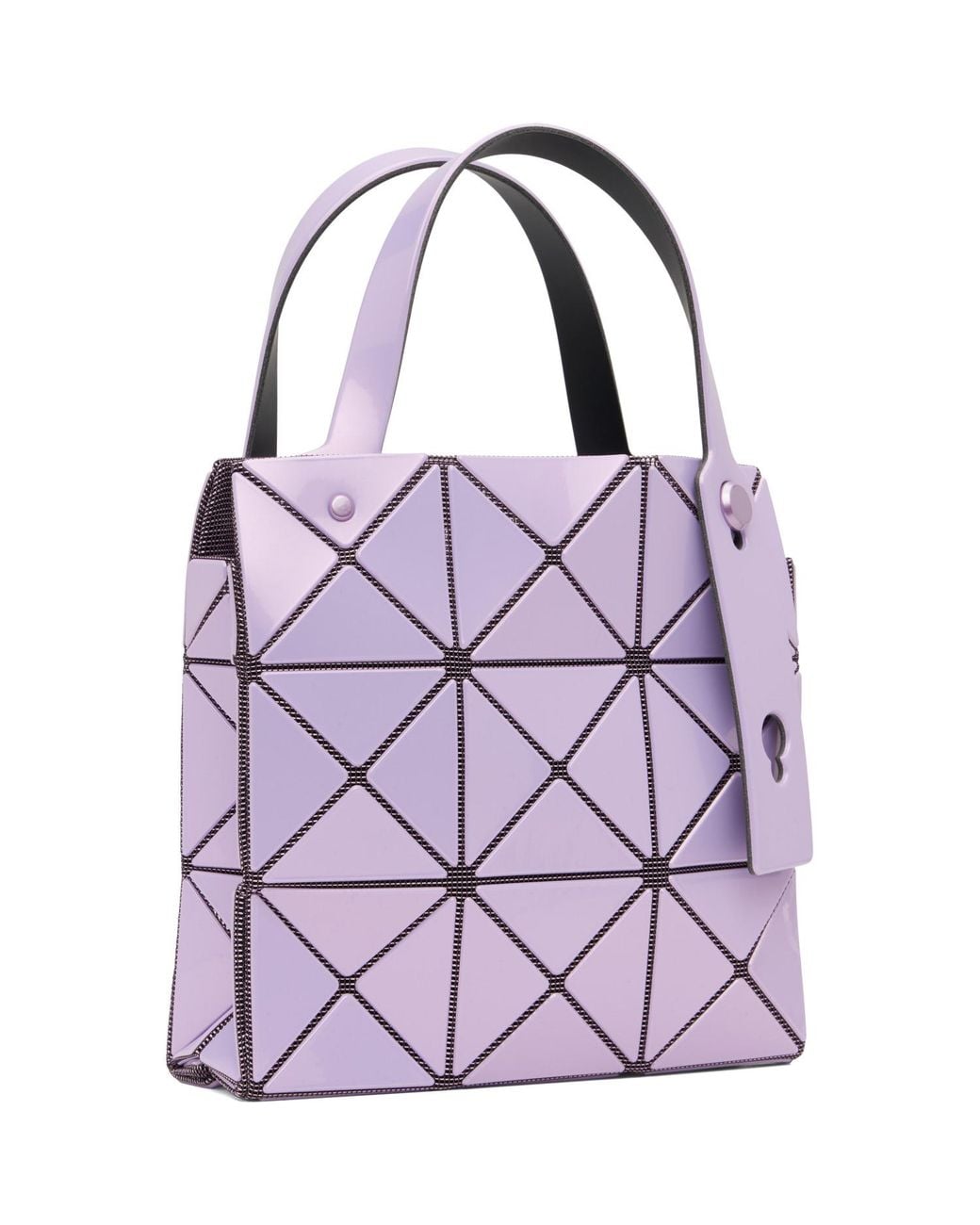 Issey Miyake Purple Small Carat Bag
