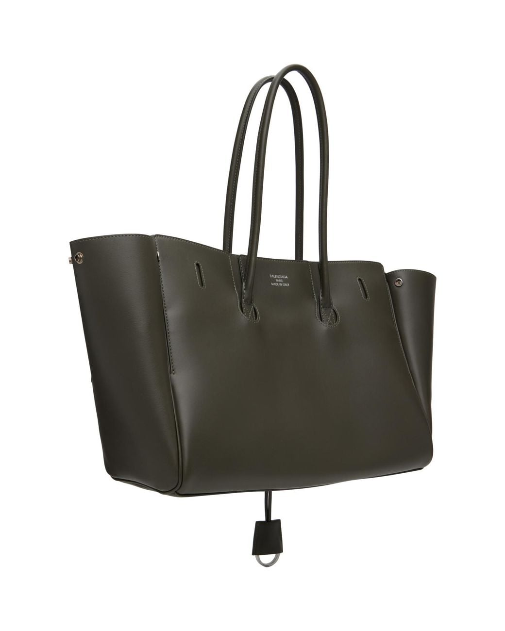 Balenciaga Black Khaki Bel Air M Carry All Bag