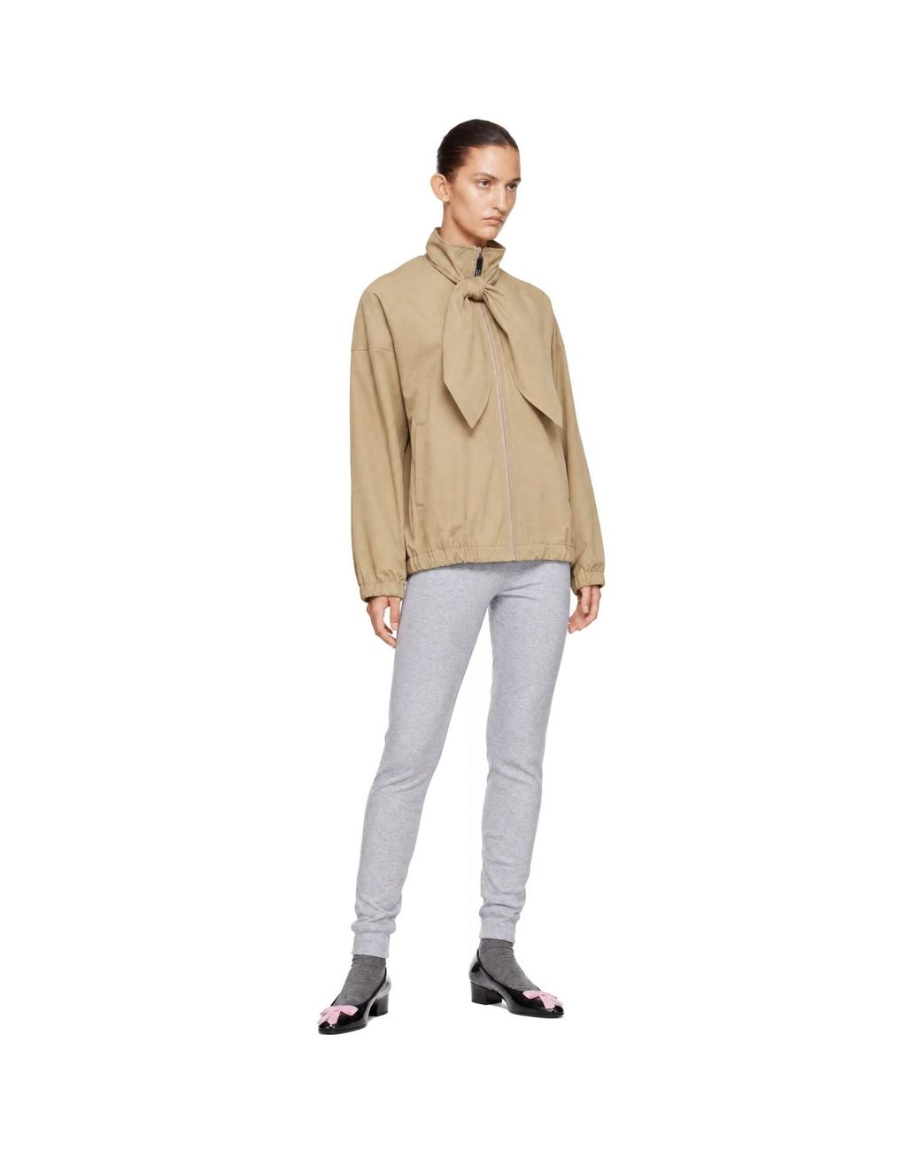 Sandy Liang Natural Torry Jacket