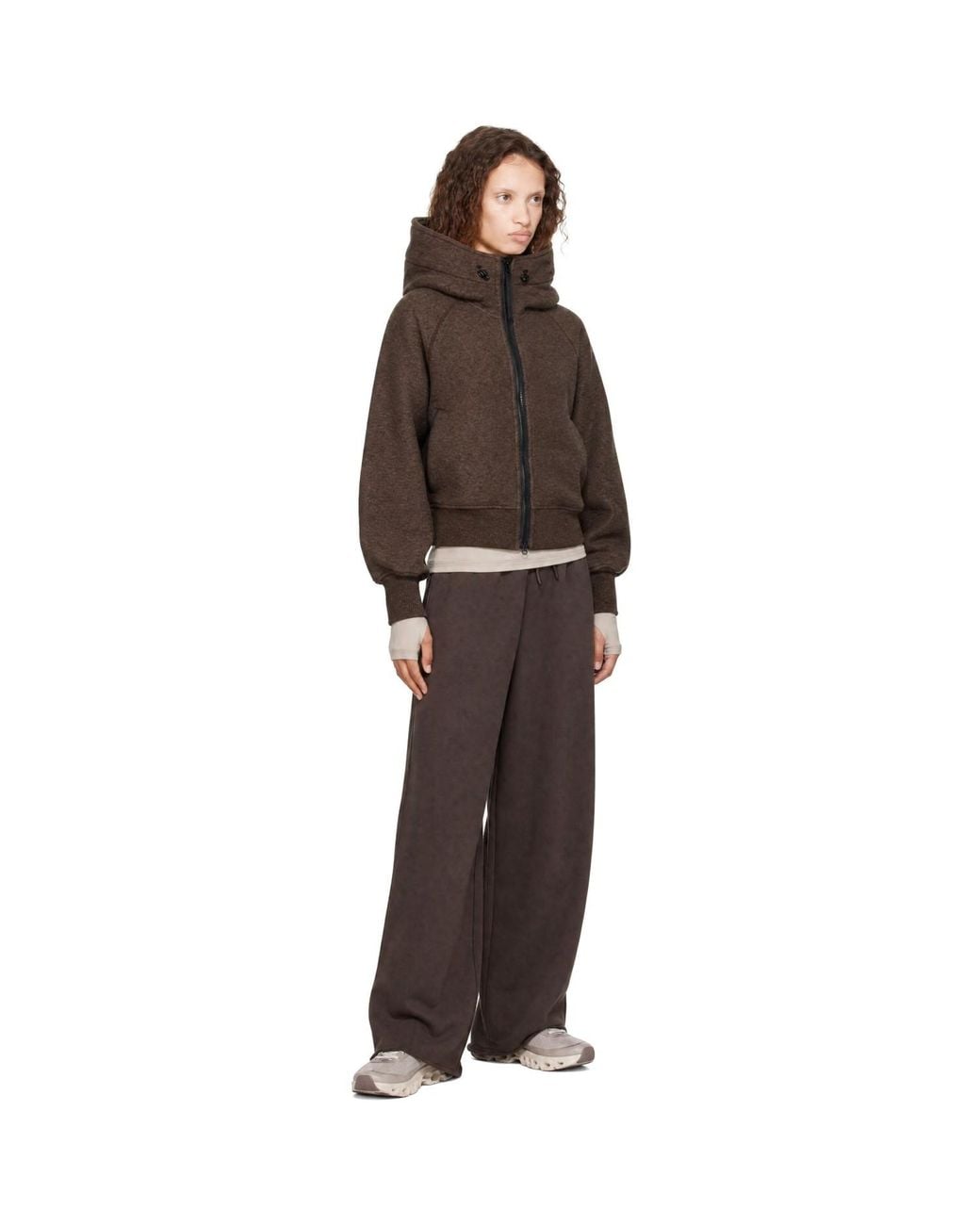 Canada Goose Brown Chilliwack Fleece Disc Bomber Jacket