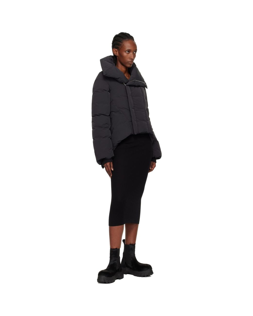 Rick Owens Black "Naska" Down Jacket