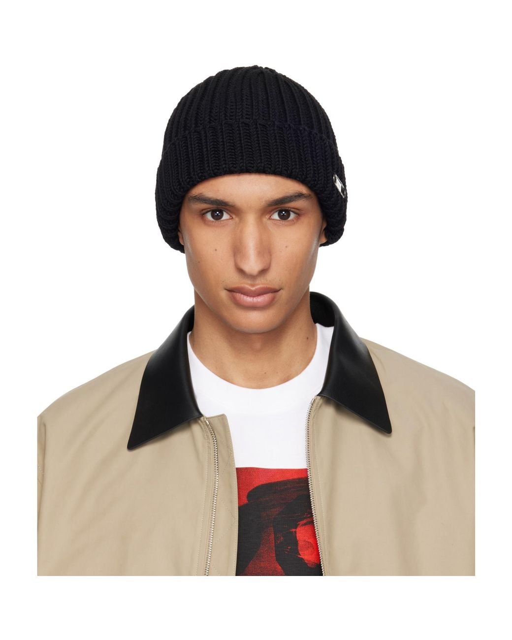 Givenchy Blue Safety Pin Beanie for men