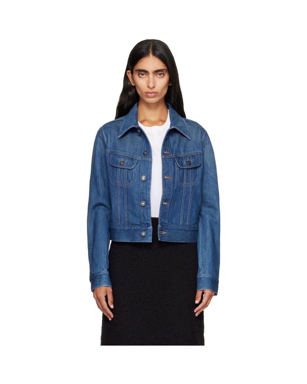 Givenchy Blue Regular Denim Jacket