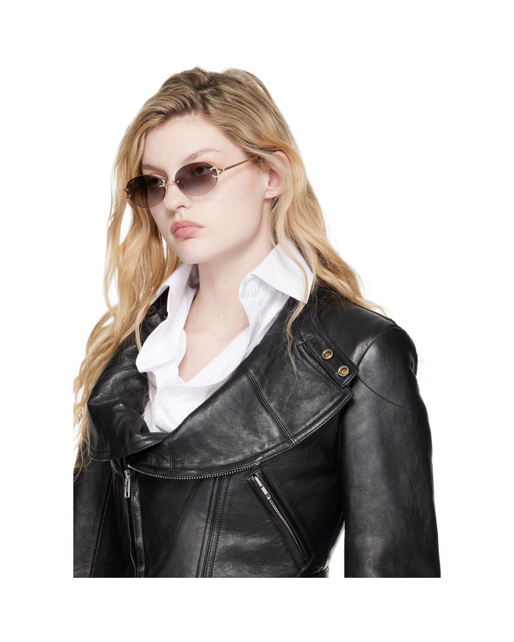 Cartier Black Classic C Motif Sunglasses