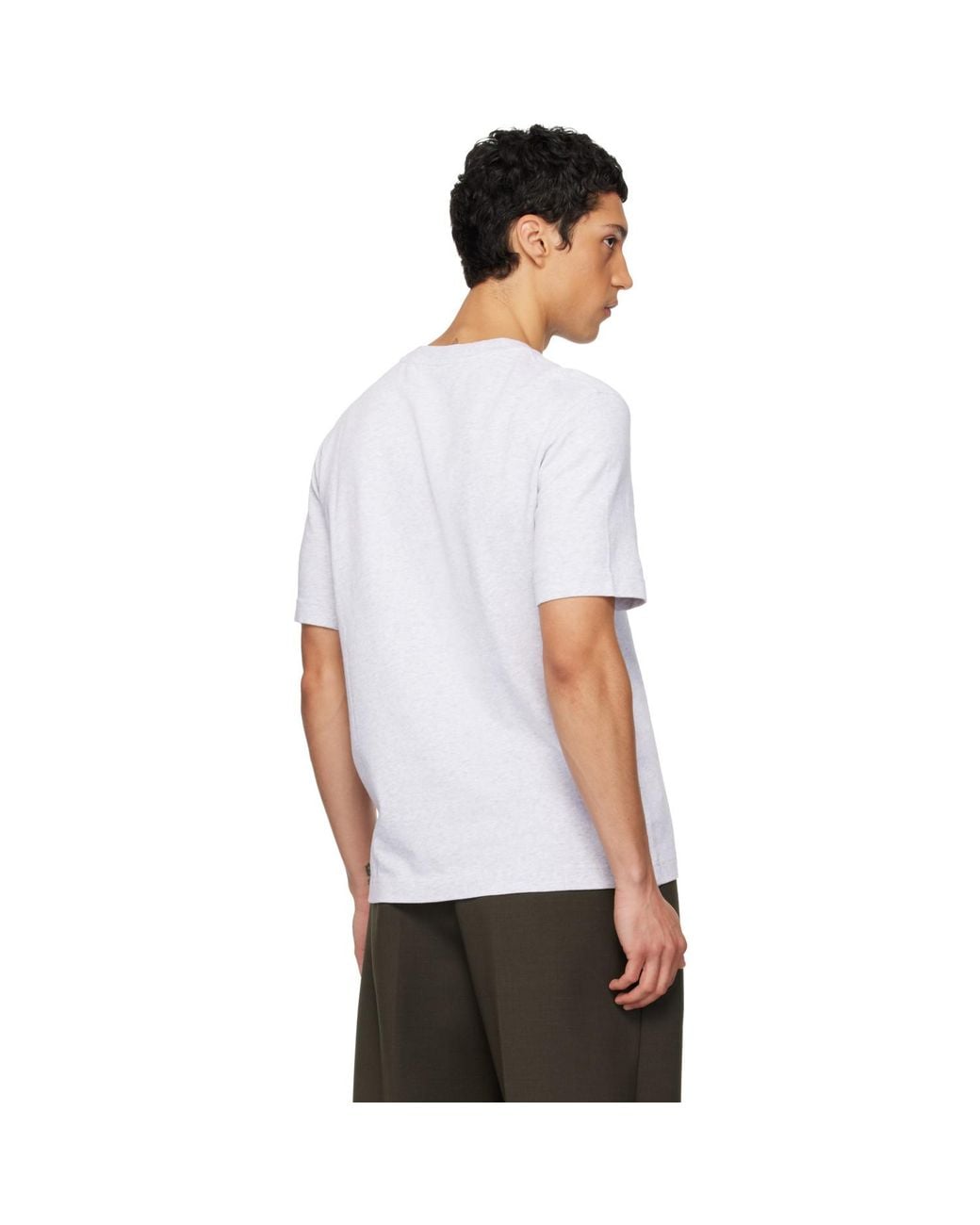 Jacquemus White 'The Gros Grain' T-Shirt for men