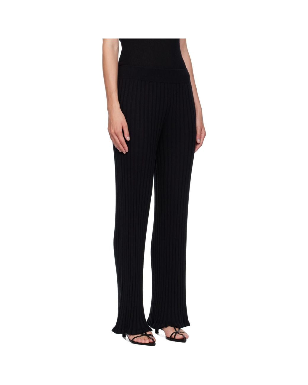 Lisa Yang Black Eveline Trousers