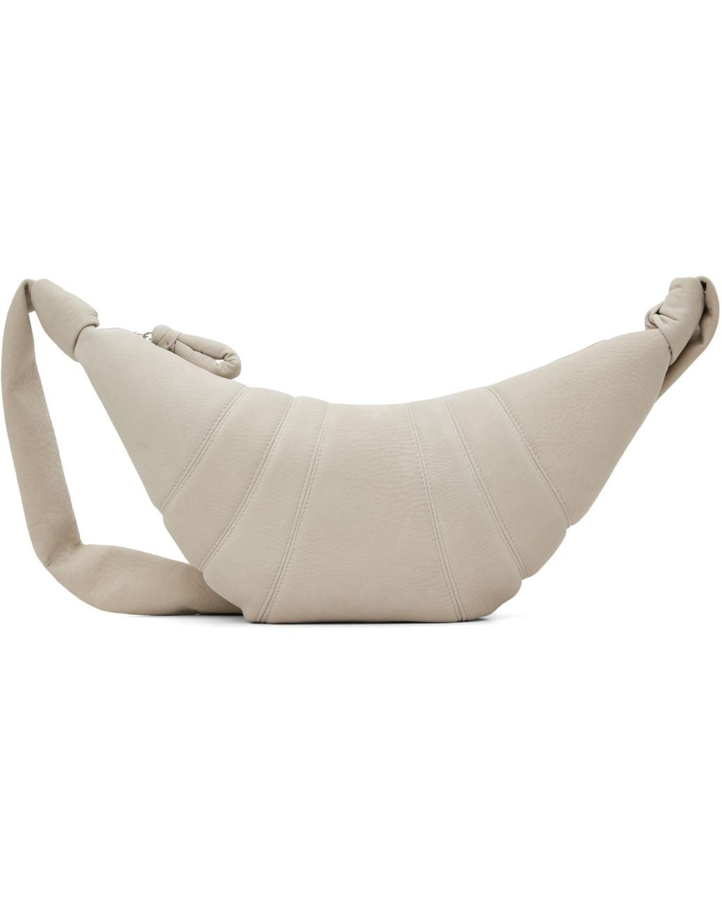 Lemaire White Off- Medium Croissant Bag for men